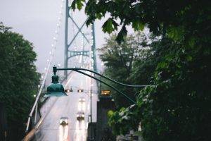 landscape, Urban, City, Bridge, Trees, Closeup, Vancouver
