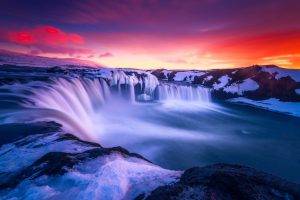 Iceland, Nature, Landscape, Waterfall