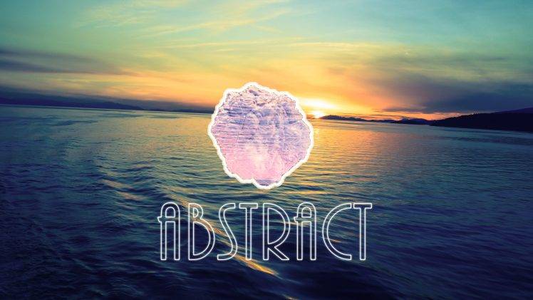 abstract, Digital Art, Sea, Nature, Blue, Sun, Landscape HD Wallpaper Desktop Background