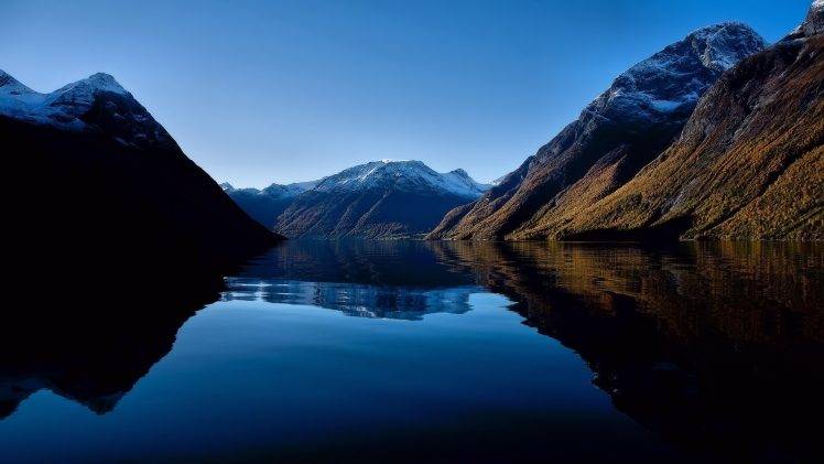 water, Mountains, Landscape HD Wallpaper Desktop Background
