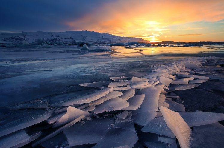 ice, Glaciers, Landscape, Nature HD Wallpaper Desktop Background