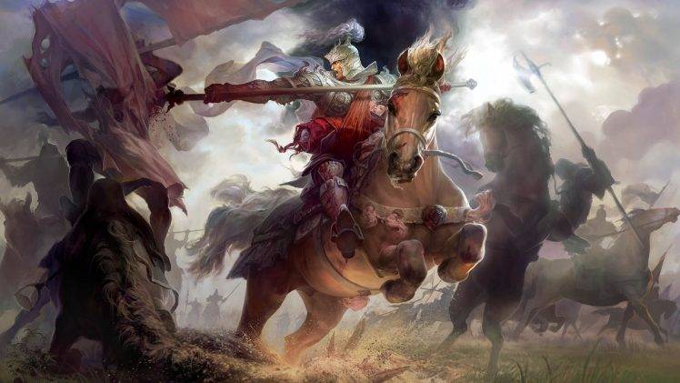 horse, Fantasy Art HD Wallpaper Desktop Background
