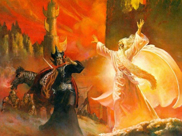 fantasy Art, The Lord Of The Rings, Gandalf HD Wallpaper Desktop Background