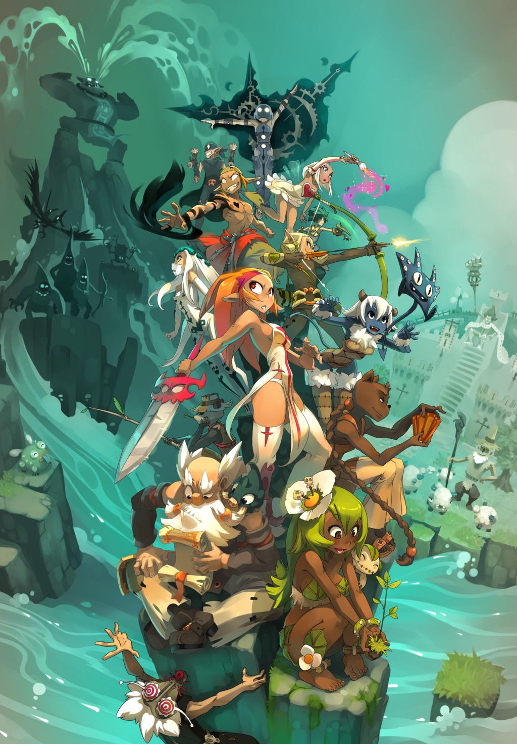artwork, Fantasy Art, Digital Art, Wakfu, Digital 2D Wallpaper