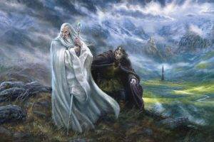 Saruman, The Lord Of The Rings, Fantasy Art, Grima Wormtongue, Orthanc