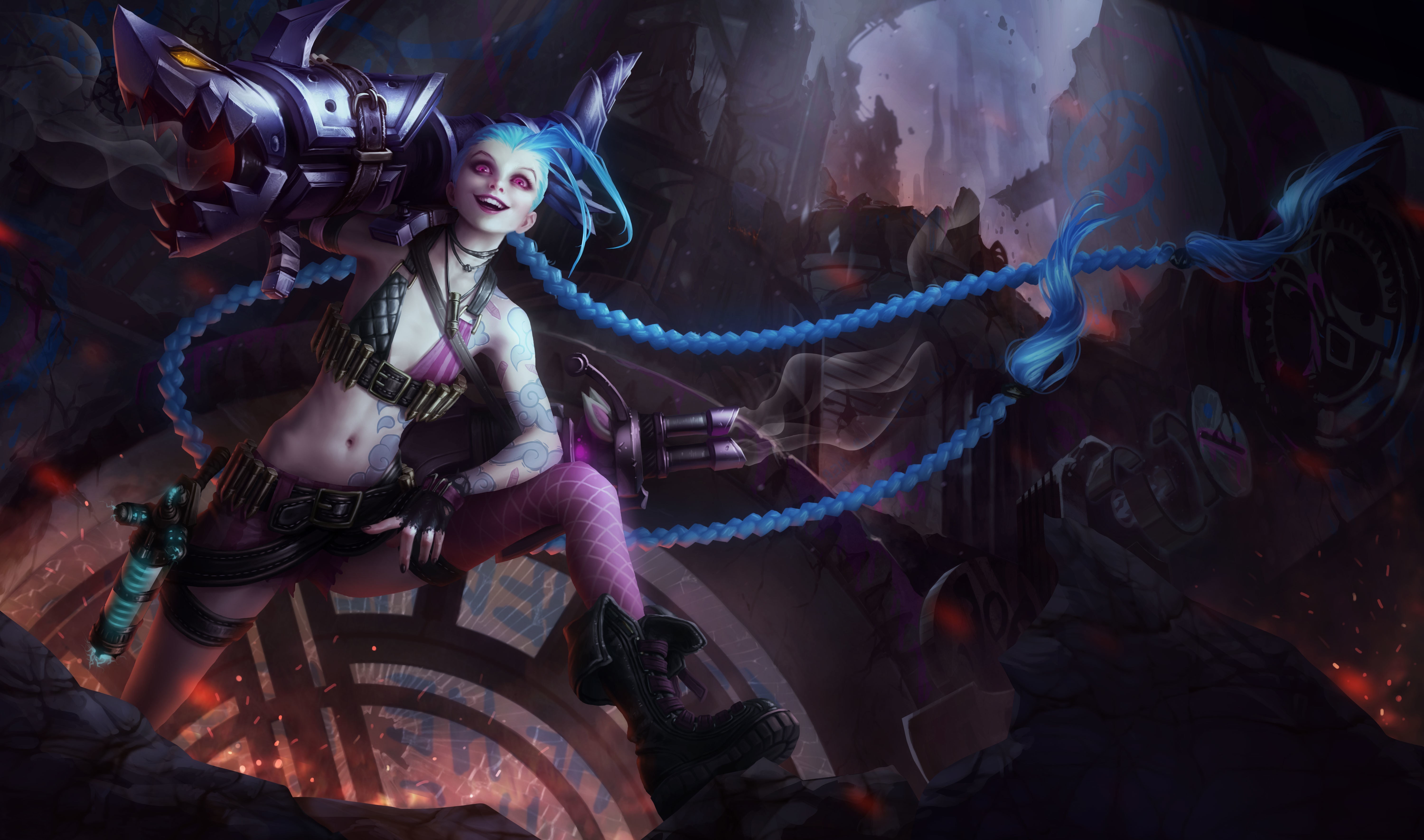 fantasy Art, Jinx (League Of Legends), League Of Legends Wallpaper