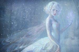 fantasy Art, Fairies, Tattoo, Butterfly, White Hair