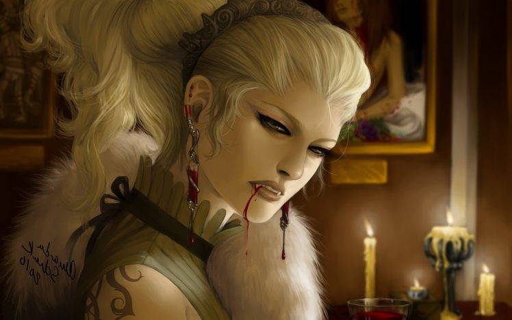 fantasy Art, Vampires HD Wallpaper Desktop Background