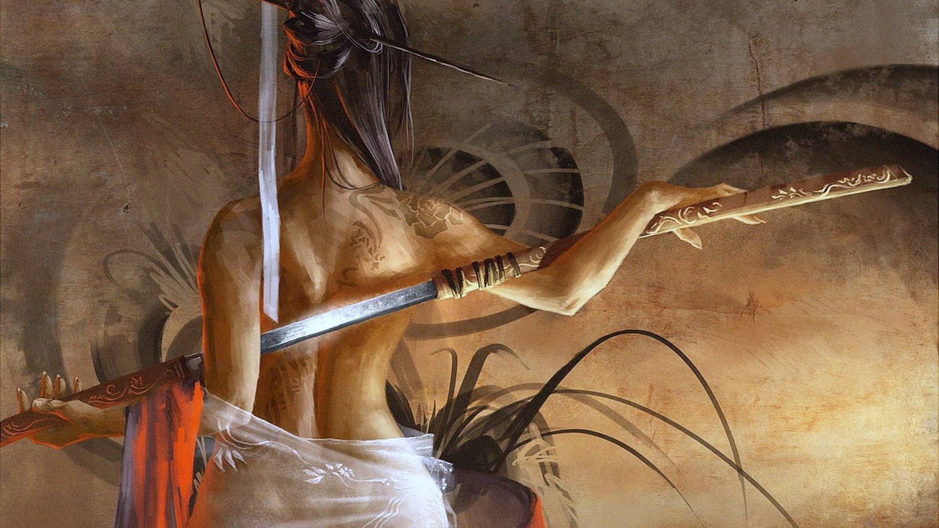 fantasy Art, Women, Sword Wallpaper