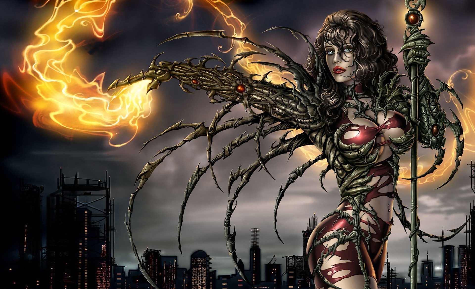 fantasy Art, Magic, Witchblade, Sara Pezzini, Comic Art, Comic Books Wallpaper