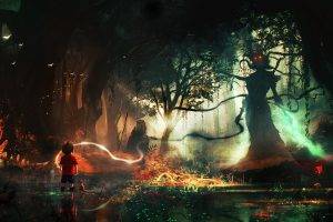 artwork, Fantasy Art, Digital Art, Magic, Forest, Vraska