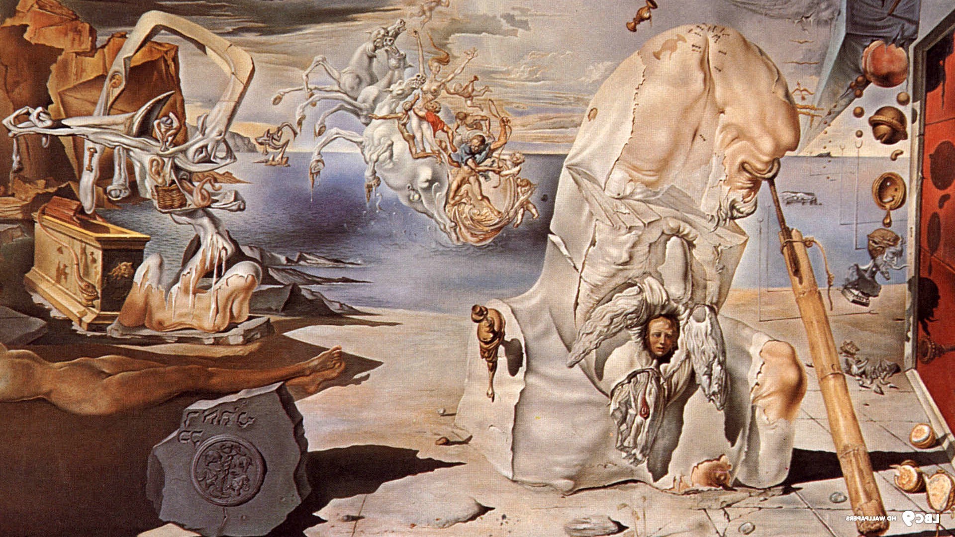 Salvador Dalí, Painting, Fantasy Art, Symbolic, Classic Art Wallpapers