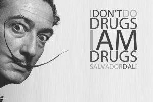 Salvador Dalí, Painting, Fantasy Art, Skull, War, Clocks, Time, Drugs