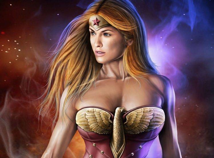artwork, Fantasy Art, Wonder Woman HD Wallpaper Desktop Background