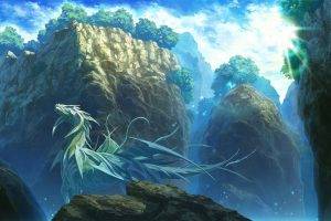 fantasy Art, Dragon, Mountain