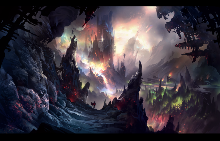 apocalyptic, Drawing, Fantasy Art HD Wallpaper Desktop Background
