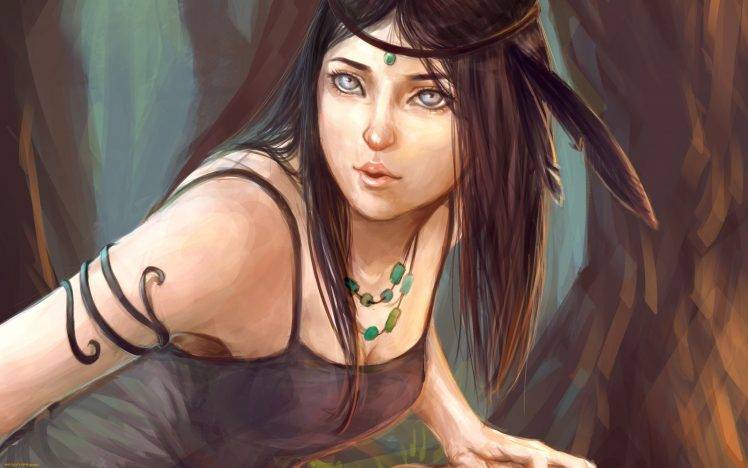 fantasy Art, Drawing, Women HD Wallpaper Desktop Background