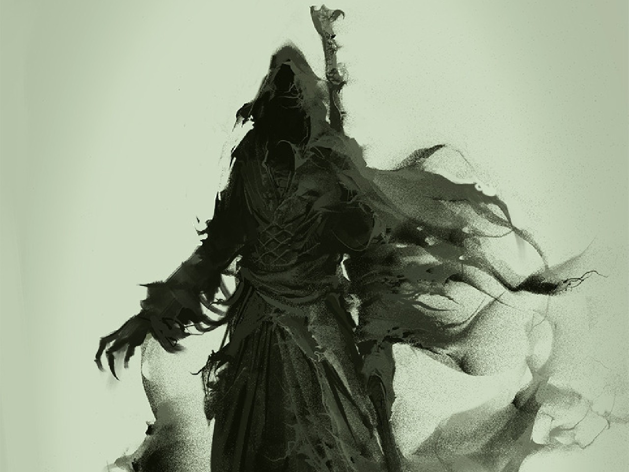 fantasy Art, Grim Reaper Wallpaper