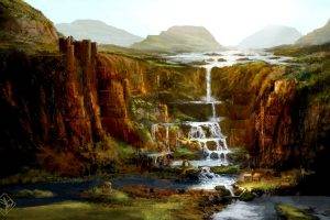 fantasy Art, Waterfall