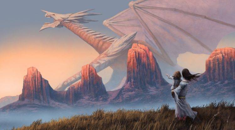 fantasy Art, Dragon HD Wallpaper Desktop Background