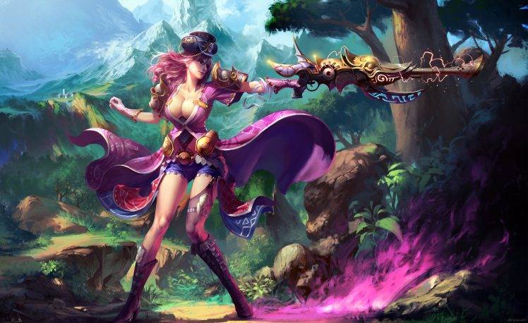 women, Mountain, Fantasy Art HD Wallpaper Desktop Background