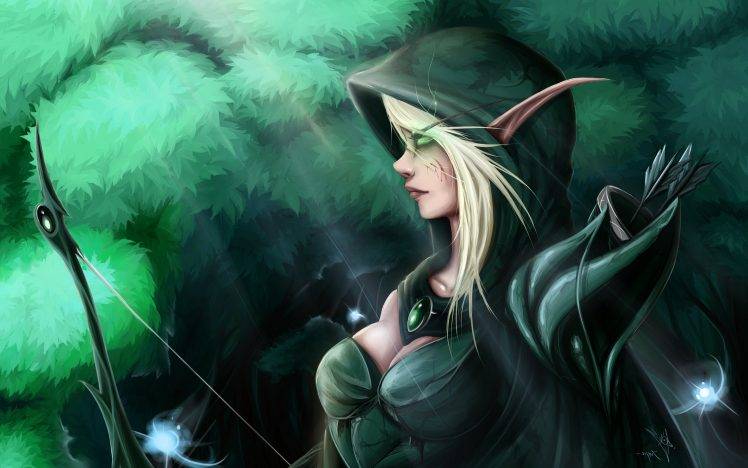 elves, Women, Fantasy Art, Archers HD Wallpaper Desktop Background
