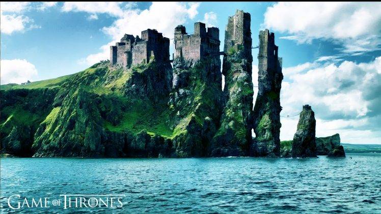 Game Of Thrones, Fantasy Art, Castle, Digital Art, TV, Coast, Sea HD Wallpaper Desktop Background