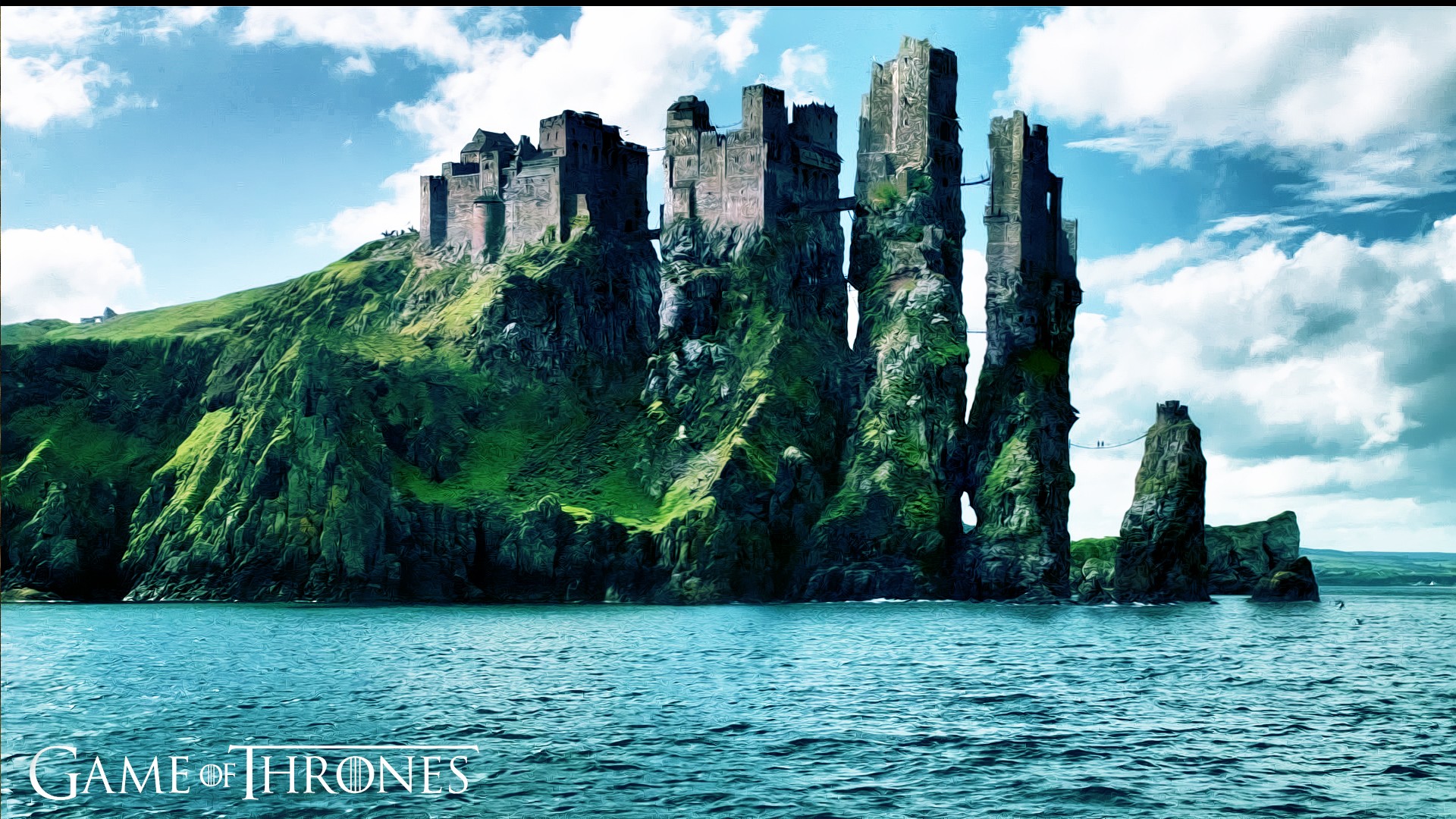 Game Of Thrones, Fantasy Art, Castle, Digital Art, TV, Coast, Sea Wallpaper