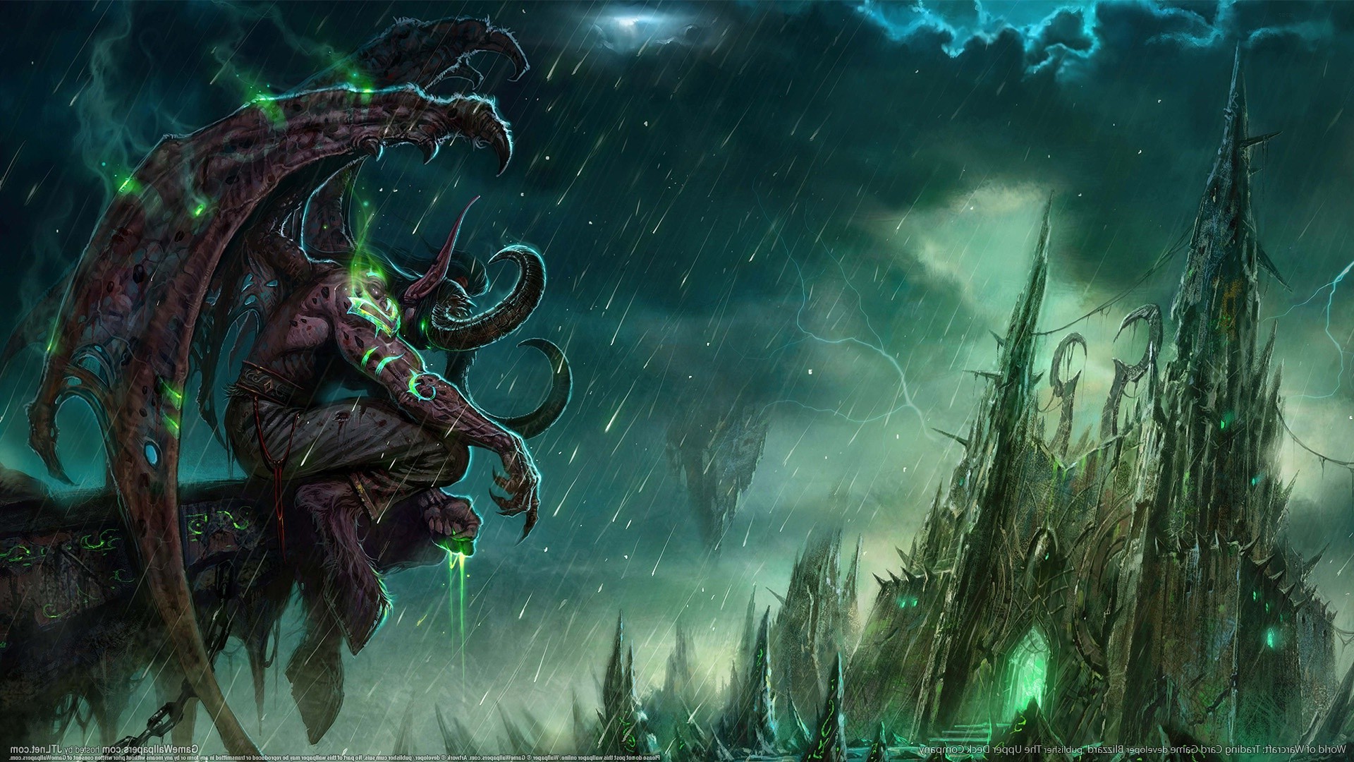Illidan Stormrage, World Of Warcraft,  World Of Warcraft, Fantasy Art Wallpaper