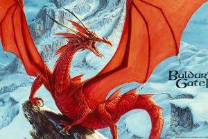 Baldurs Gate II, Fantasy Art, Dragon