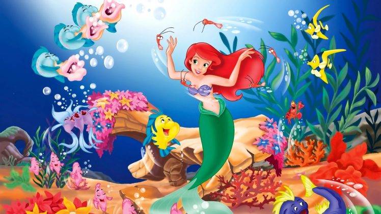 fantasy Art, Digital Art, The Little Mermaid, Disney HD Wallpaper Desktop Background