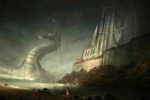 fantasy Art, Sea Monsters, Digital Art