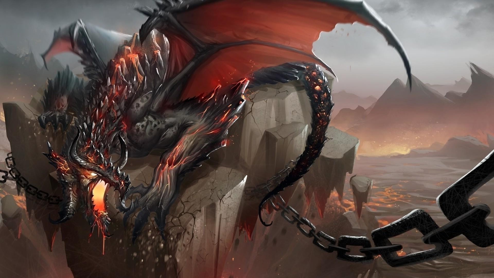 dragon, Fantasy Art Wallpaper