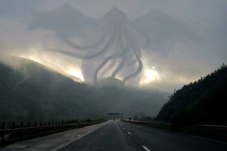 road, Nature, Fantasy Art, Tornado HD Wallpaper Desktop Background