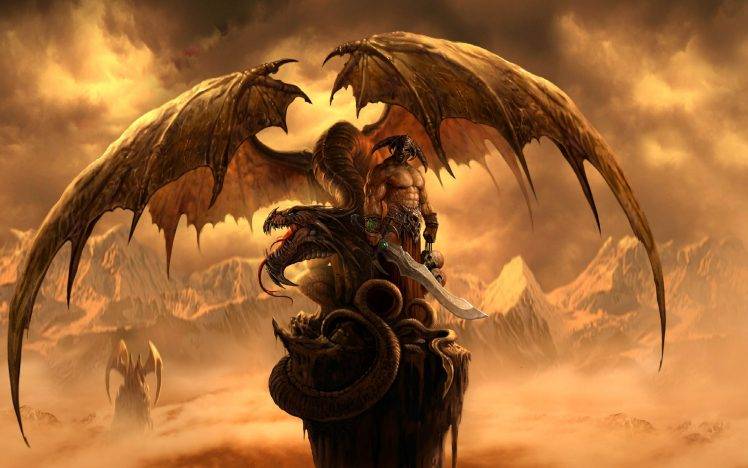 fantasy Art, Dragon HD Wallpaper Desktop Background