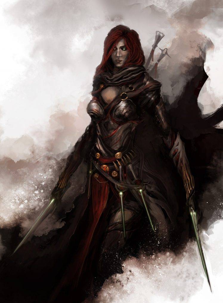 fantasy Art, Black Widow HD Wallpaper Desktop Background