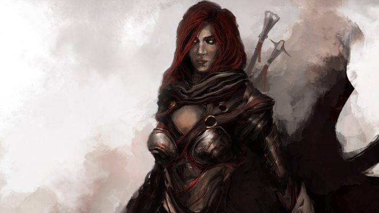 fantasy Art, Black Widow HD Wallpaper Desktop Background