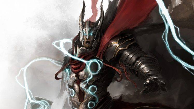fantasy Art, Thor HD Wallpaper Desktop Background