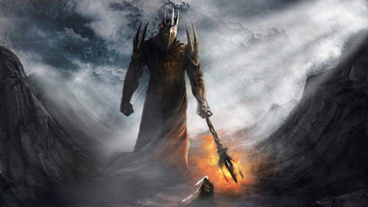 fantasy Art, The Lord Of The Rings, Morgoth HD Wallpaper Desktop Background
