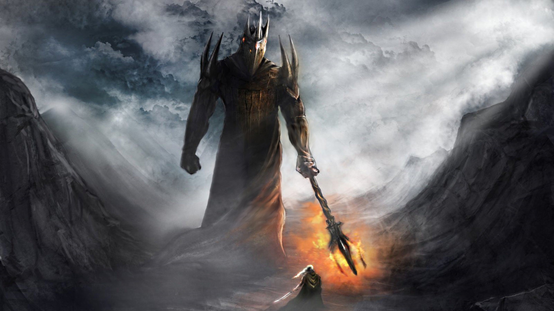 fantasy Art, The Lord Of The Rings, Morgoth Wallpaper