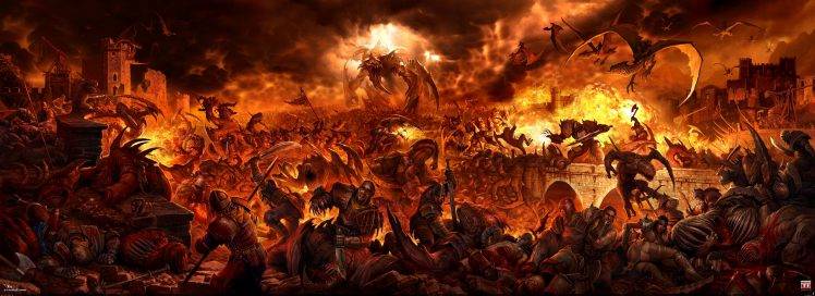 fantasy Art, Digital Art, Hell HD Wallpaper Desktop Background