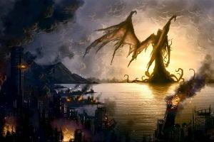 fantasy Art, Demon, Destruction