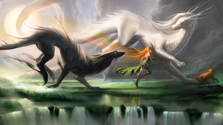 fantasy Art, Creature, Love HD Wallpaper Desktop Background