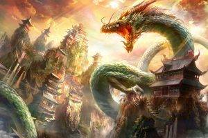 fantasy Art, Dragon, China