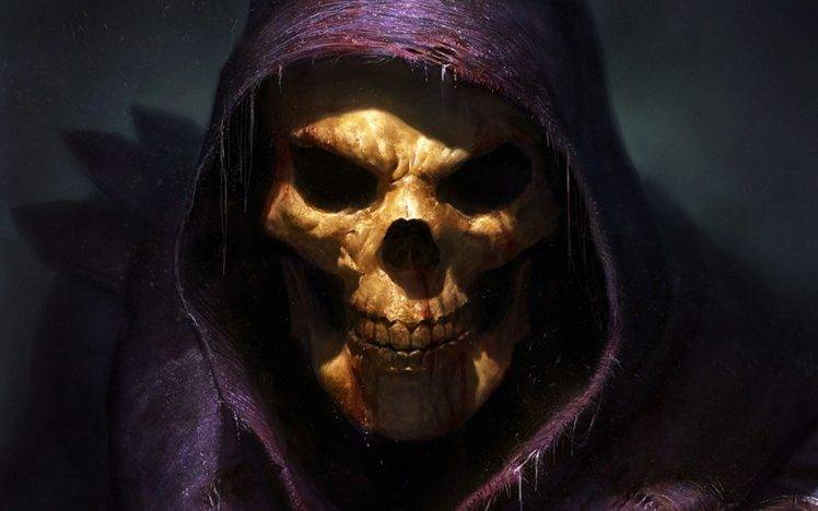 Skeletor, Fantasy Art, Skull, Grim Reaper, He Man, Spooky HD Wallpaper Desktop Background