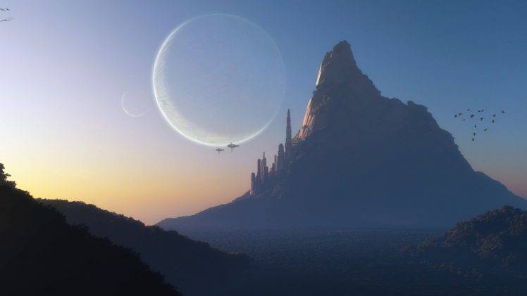 fantasy Art, Planet, Science Fiction HD Wallpaper Desktop Background