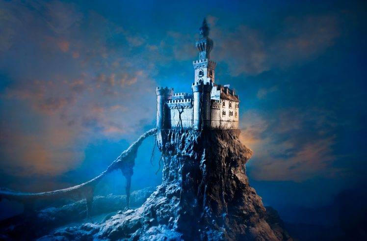 fantasy Art, Castle HD Wallpaper Desktop Background