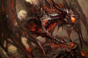 dragon, Fantasy Art,  World Of Warcraft, Deathwing
