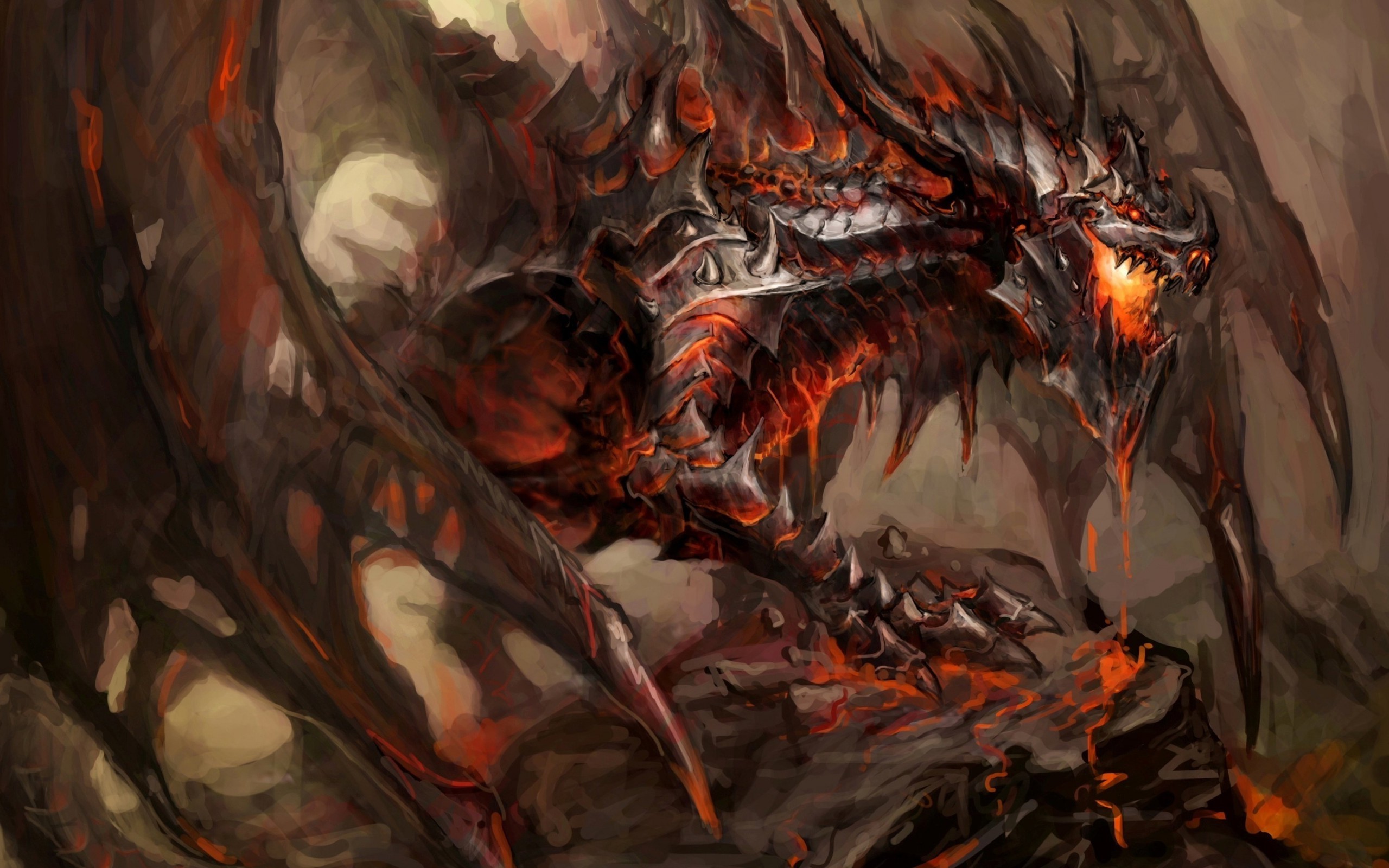 dragon, Fantasy Art,  World Of Warcraft, Deathwing Wallpaper