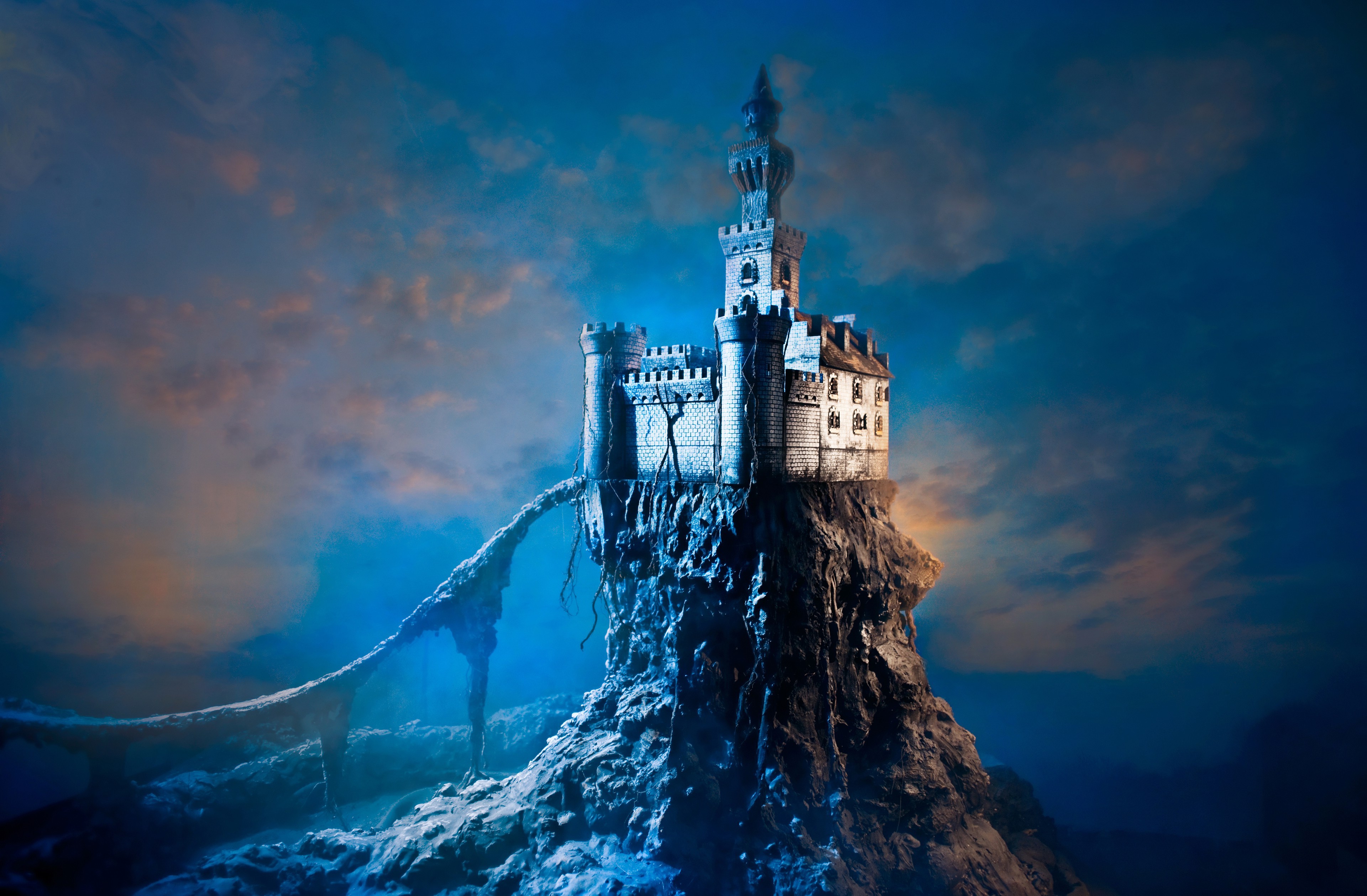 castle, Fantasy Art Wallpaper